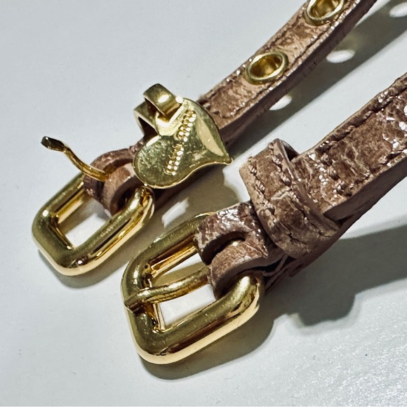 Authentic miu miu heart bracelet leather - Picture 10 of 14